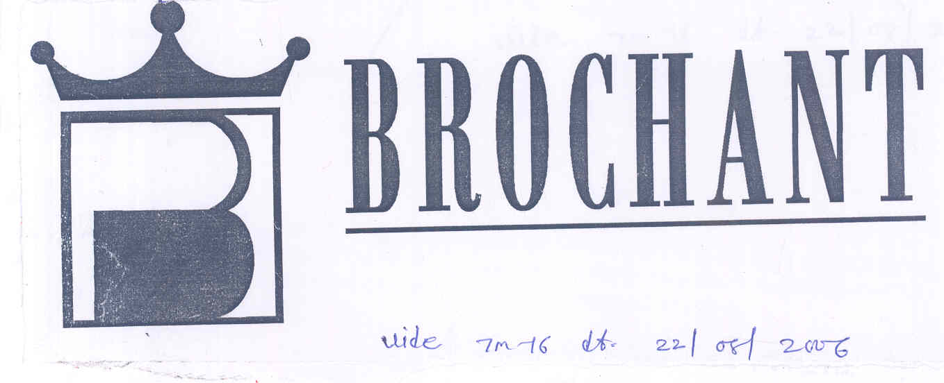 Brochant Paris, B [logo, Label] Device mark 1419447 Trademark