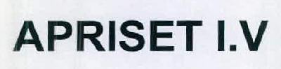 Apriset I.v Device mark 2628851 Trademark