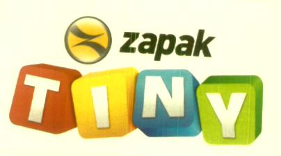Zapak Tiny (label) Device mark 1597993 Trademark