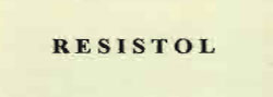 Resistol Device mark 772998 Trademark