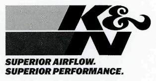 K&n Superior Airflow. Superior Performance (label) Device mark 2947405 Trademark