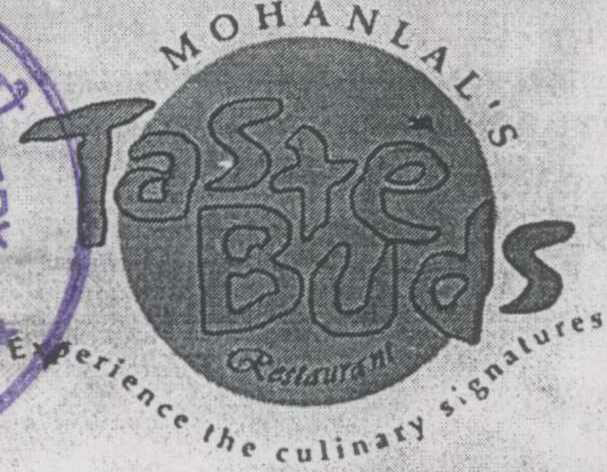 Mohanlals Taste Buds Device mark 1080042 Trademark