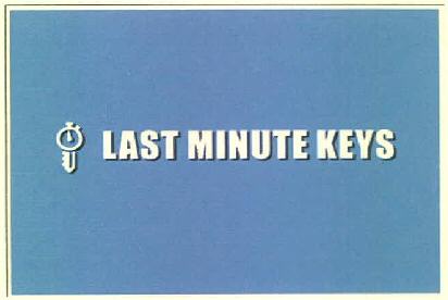 Last Minute Keys (device Of Key) Device mark 2983361 Trademark
