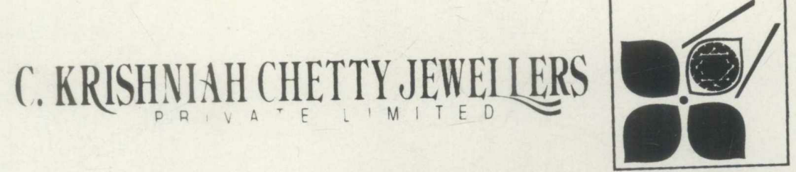 C.krishniah Chetty Jewellers Device mark 592156 Trademark