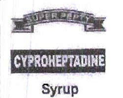 Super Pepty Cyproheptadine Syrup Device mark 1681812 Trademark
