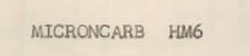 Microncarb Hm6 Device mark 706497 Trademark
