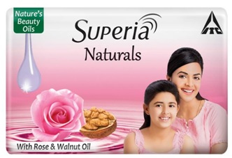 Superia Naturals With Rose & Walnut Oil Device mark 2816606 Trademark