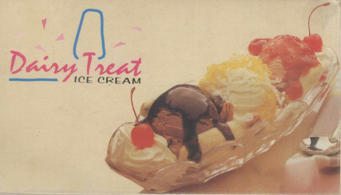 Dairy Treat Ice Cream (device) Device mark 651124 Trademark