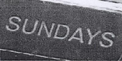Sundays Device mark 1781851 Trademark