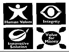 Human Values, Integrity, Innovative Solution, Value For Money Device mark 813373 Trademark