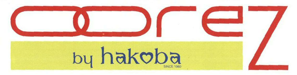 Oorez By Hakoba (label) Device mark 1668963 Trademark