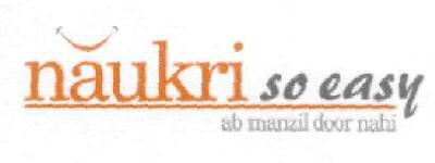 Naukri So Easy Ab Manzil Door Nahi Device mark 1722311 Trademark