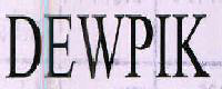 Dewpik Device mark 2298972 Trademark