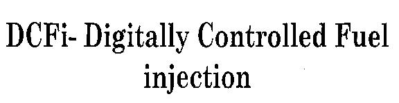 Dcfi-digitally Controlled Fuel Injection (logo) Device mark 2258937 Trademark