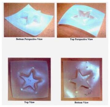 Star Device, Four Dimentional Mark (label) Device mark 1618476 Trademark