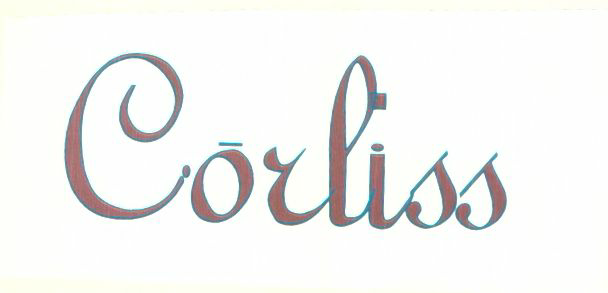 Corliss (stylized Letter) ( Label) Device mark 1441241 Trademark