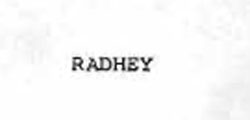 Radhey Device mark 929601 Trademark