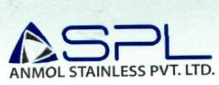 Spl Anmol Stainless Pvt.ltd.(logo) Device mark 2541114 Trademark