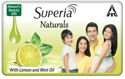Superia Naturals With Lemon And Mint Oil Device mark 2790633 Trademark