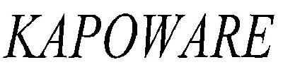 Kapoware (device) Device mark 2595723 Trademark