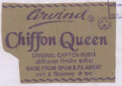 Arvind Chiffon Queen Device mark 1517789 Trademark