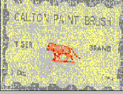 Calton Paint Brush (label) Device mark 189150 Trademark