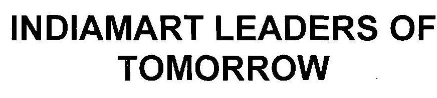 Indiamart Leaders Of Tomorrow Device mark 2185078 Trademark