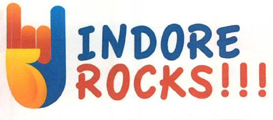 Indore Rocks !!! (device Of Hand) Device mark 2435030 Trademark