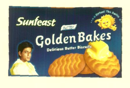 Sunfeast Golden Bakes (device Of Sharukh) Device mark 1376444 Trademark