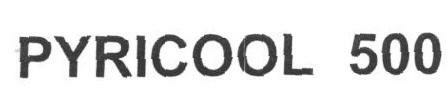 Pyricool 500 Device mark 1671159 Trademark