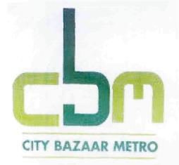 Cbm (logo), City Bazaar Metro Device mark 2940396 Trademark