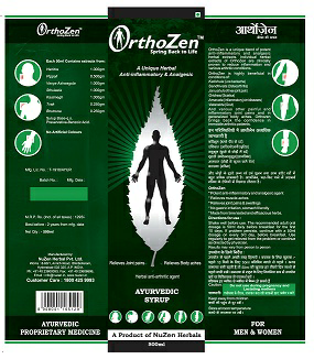 Orthozen Device mark 2326963 Trademark
