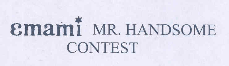 Emami Mr. Handsome Contest Device mark 1591424 Trademark