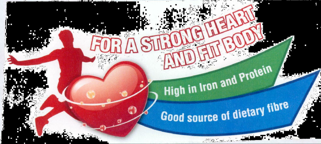 For A Strong Heart And Fit Body (label) Device mark 1997612 Trademark