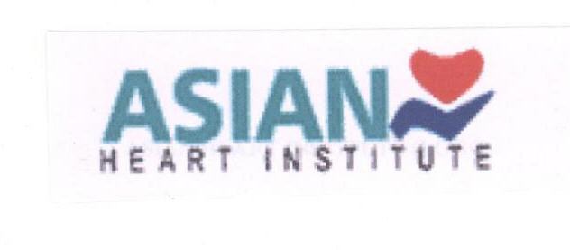 Asian Heart Institute (label) Device mark 1681790 Trademark