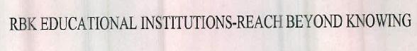 Rbk Educational Institutions-reach Beyond Knowing Device mark 2383093 Trademark