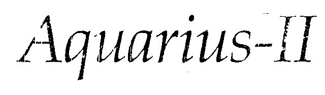 Aquarius - Ii (label) Device mark 743458 Trademark
