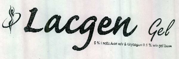 Lacgen Gel (device Of Human Caricature) Device mark 2357024 Trademark
