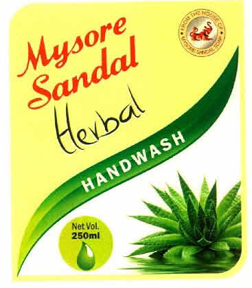 Mysore Sandal Herbal Handwash With Device Device mark 2884421 Trademark