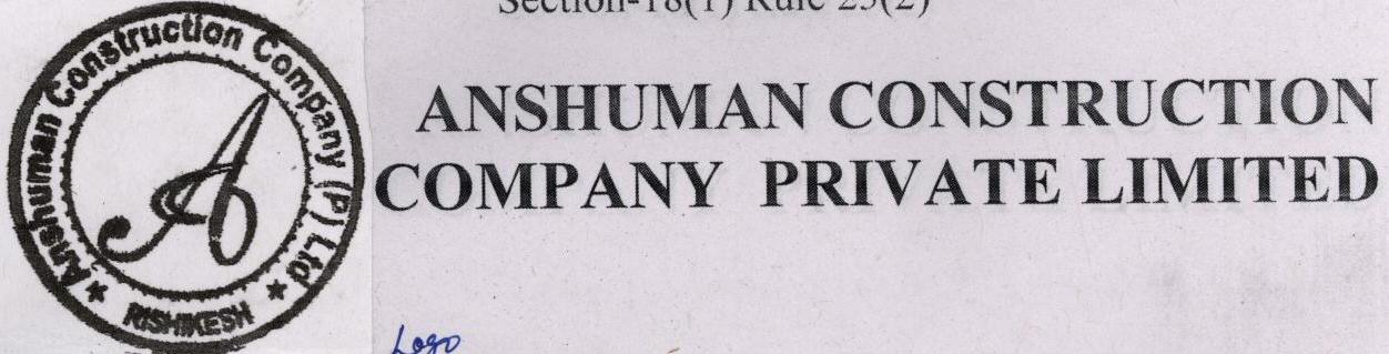 Anshuman Construction Company Private Limited With Label Device mark 1710533 Trademark