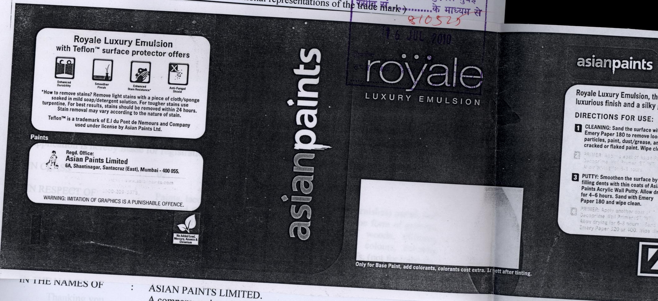 Asian Paints Device mark 1994717 Trademark