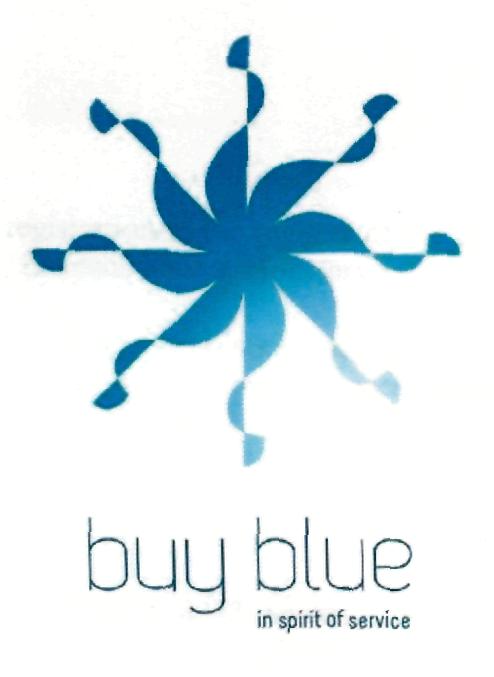 Buy Blue In Spirit Of Services (device) Device mark 2161478 Trademark