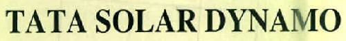Tata Solar Dynamo Device mark 2737481 Trademark