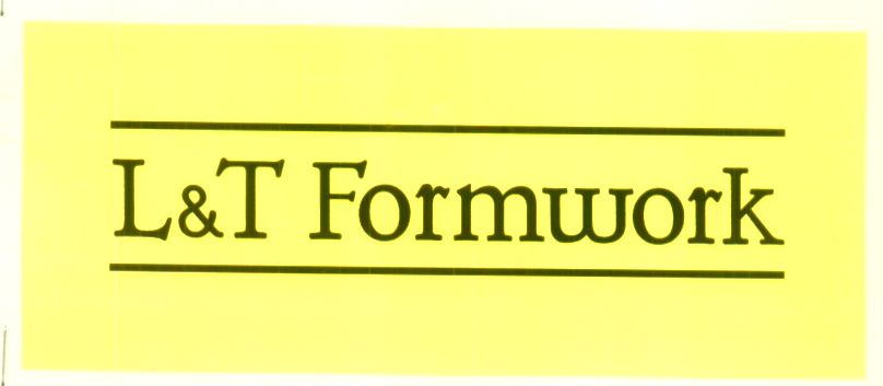 L& T Formwork (device) Device mark 1368216 Trademark