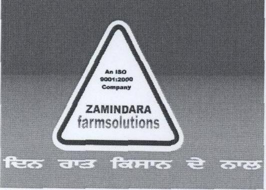 Zamindara Farmsolution With Logo Device mark 1772239 Trademark