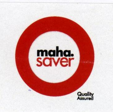 Maha. Saver (label) Device mark 1639694 Trademark