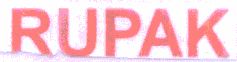 Rupak (label) Device mark 1496210 Trademark