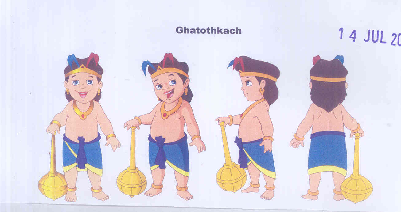 Ghatothkach (label) Device mark 1710110 Trademark