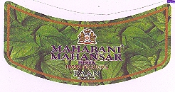 Maharani Mahansar (label) Device mark 1677351 Trademark