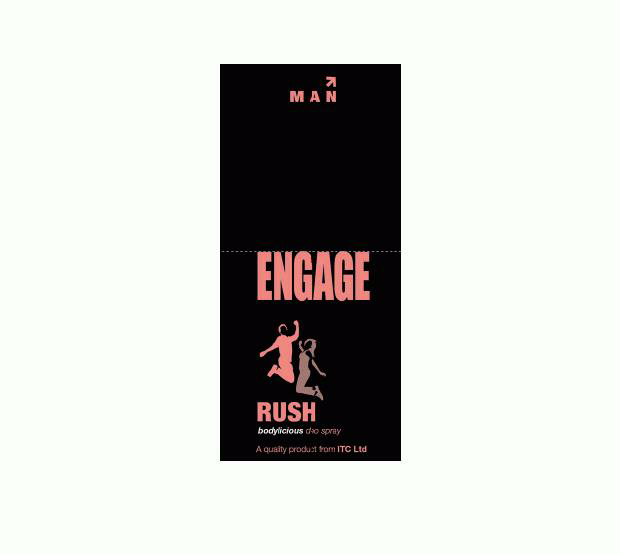 Engage Rush (colour Label) Device mark 2316866 Trademark